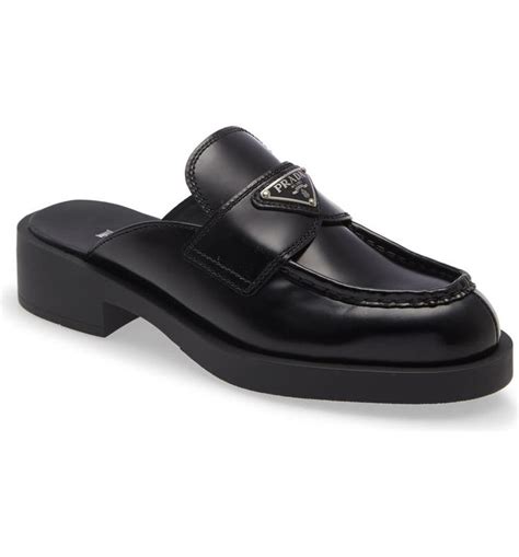 classic prada loafers|Prada mule loafer.